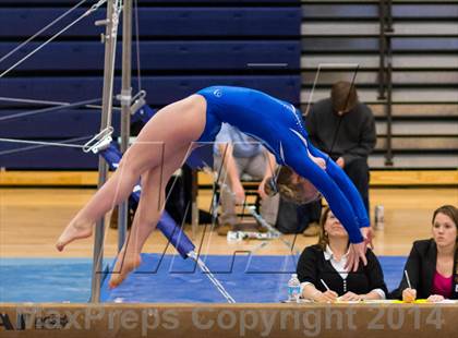 Thumbnail 2 in Yorktown Gymnastics Meet (Yorktown) photogallery.