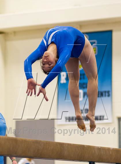 Thumbnail 1 in Yorktown Gymnastics Meet (Yorktown) photogallery.