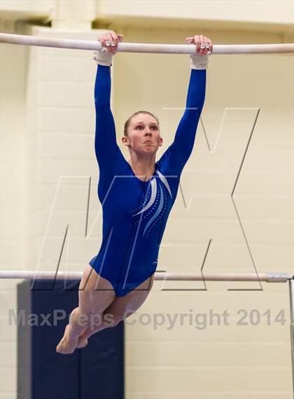 Thumbnail 3 in Yorktown Gymnastics Meet (Yorktown) photogallery.