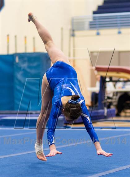 Thumbnail 1 in Yorktown Gymnastics Meet (Yorktown) photogallery.