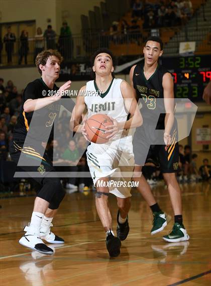 Thumbnail 1 in West Linn vs. Jesuit (Les Schwab Invitational) photogallery.