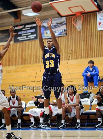 Thumbnail 2 in Inderkum vs Fairfield (Rocklin Holiday Tournament) photogallery.