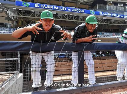 Thumbnail 2 in Lincoln vs El Cajon Valley (Petco Park) photogallery.