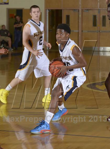 Thumbnail 2 in West Babylon vs Walt Whitman (Islip Holiday Tournament) photogallery.