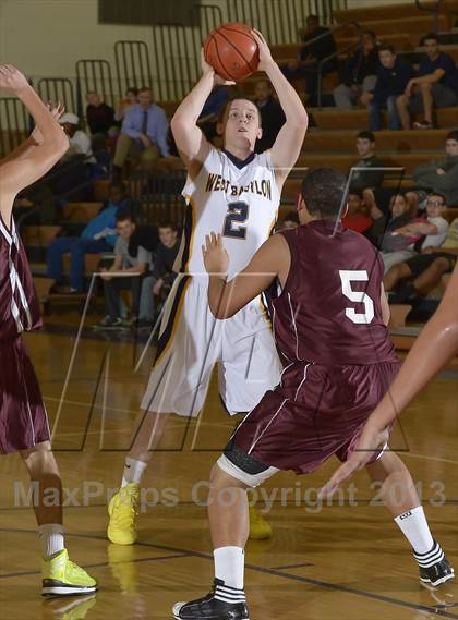 Thumbnail 2 in West Babylon vs Walt Whitman (Islip Holiday Tournament) photogallery.