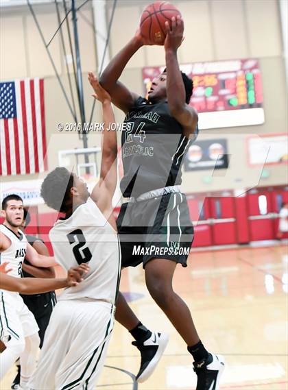 Thumbnail 1 in Moreau Catholic vs. Basha (Hoophall West Invitational) photogallery.