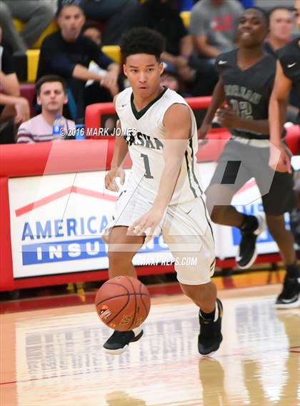 Thumbnail 2 in Moreau Catholic vs. Basha (Hoophall West Invitational) photogallery.