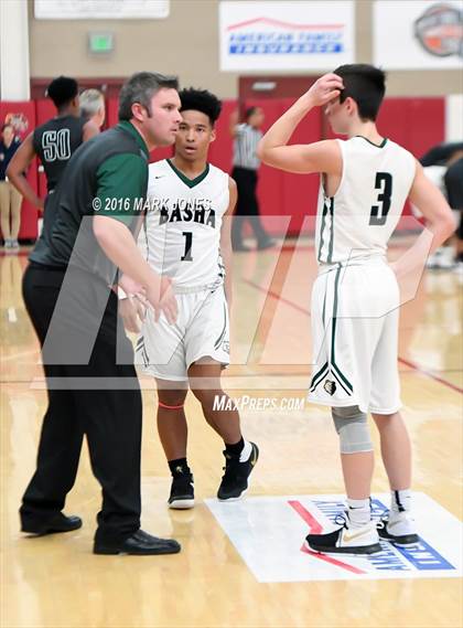 Thumbnail 1 in Moreau Catholic vs. Basha (Hoophall West Invitational) photogallery.