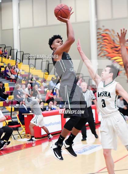 Thumbnail 2 in Moreau Catholic vs. Basha (Hoophall West Invitational) photogallery.