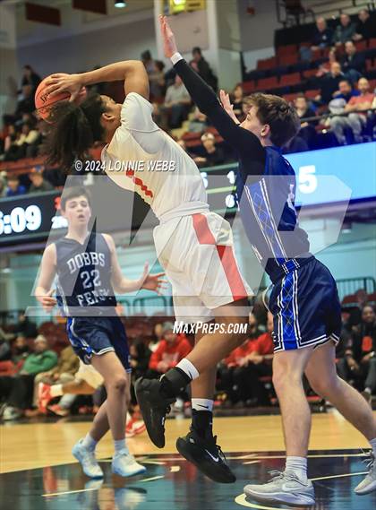 Thumbnail 3 in Alexander Hamilton vs. Dobbs Ferry (NYSPHSAA Section 1 Class B Semifinal) photogallery.
