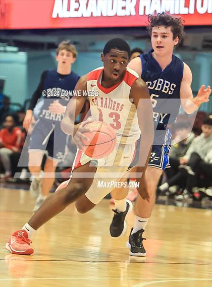 Thumbnail 2 in Alexander Hamilton vs. Dobbs Ferry (NYSPHSAA Section 1 Class B Semifinal) photogallery.