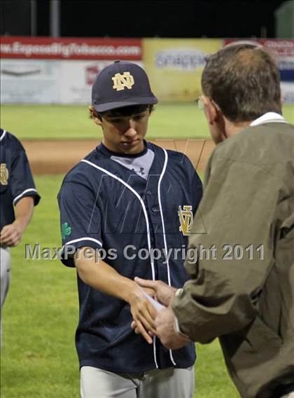 Thumbnail 2 in Notre Dame vs. Webber (Section 5 Class DD Final) photogallery.