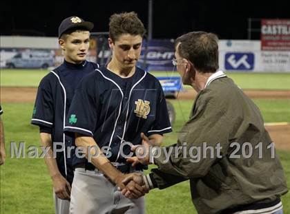 Thumbnail 1 in Notre Dame vs. Webber (Section 5 Class DD Final) photogallery.