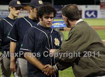 Thumbnail 3 in Notre Dame vs. Webber (Section 5 Class DD Final) photogallery.