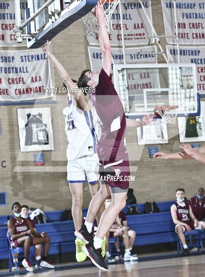 Thumbnail 3 in Fordham Prep vs St. Peter's (CHSAA Spring Tournament) photogallery.