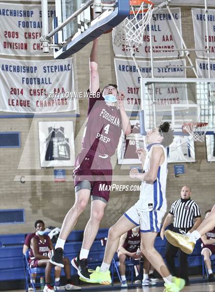 Thumbnail 2 in Fordham Prep vs St. Peter's (CHSAA Spring Tournament) photogallery.