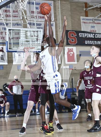 Thumbnail 2 in Fordham Prep vs St. Peter's (CHSAA Spring Tournament) photogallery.