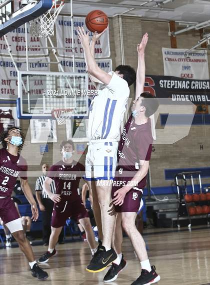Thumbnail 1 in Fordham Prep vs St. Peter's (CHSAA Spring Tournament) photogallery.