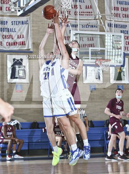 Thumbnail 2 in Fordham Prep vs St. Peter's (CHSAA Spring Tournament) photogallery.