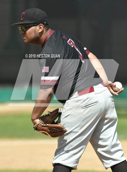 Thumbnail 2 in Columbia vs.  Horizon Christian (Anaheim Lions Tournament) photogallery.