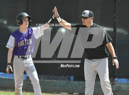 Thumbnail 2 in Columbia vs.  Horizon Christian (Anaheim Lions Tournament) photogallery.