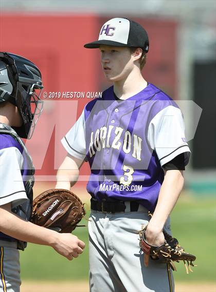 Thumbnail 3 in Columbia vs.  Horizon Christian (Anaheim Lions Tournament) photogallery.