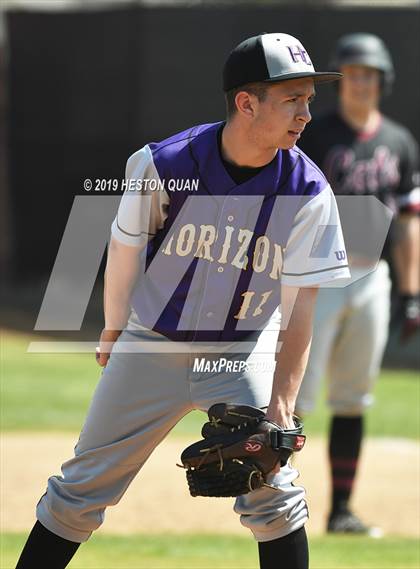 Thumbnail 1 in Columbia vs.  Horizon Christian (Anaheim Lions Tournament) photogallery.