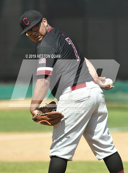 Thumbnail 1 in Columbia vs.  Horizon Christian (Anaheim Lions Tournament) photogallery.
