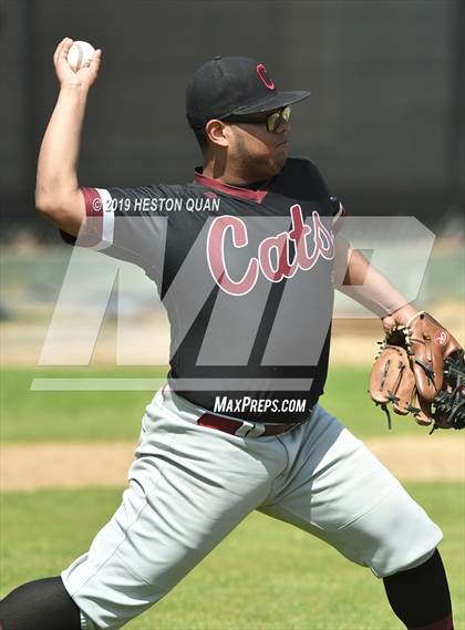 Thumbnail 1 in Columbia vs.  Horizon Christian (Anaheim Lions Tournament) photogallery.