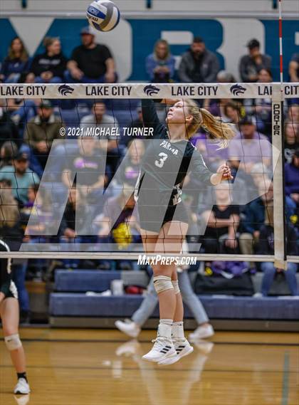 Thumbnail 1 in Kellogg vs Parma (3A State Tournament) photogallery.