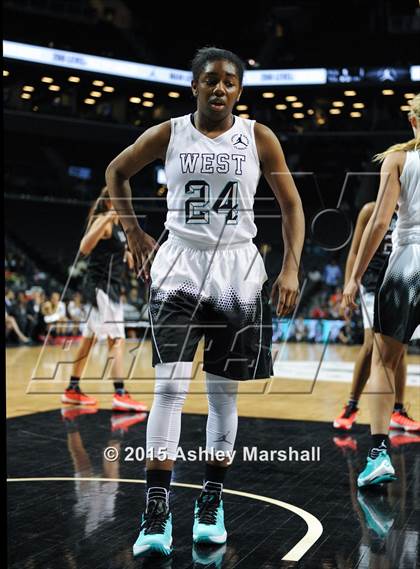 Thumbnail 2 in Jordan Brand Classic (Girls Game) photogallery.