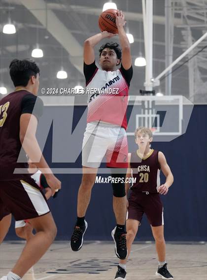 Thumbnail 2 in STX vs CHSA HomeSchool (NCHBC South Texas District Championships) photogallery.