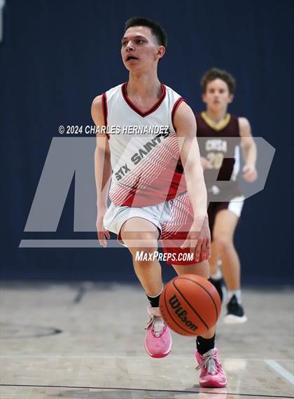 Thumbnail 2 in STX vs CHSA HomeSchool (NCHBC South Texas District Championships) photogallery.
