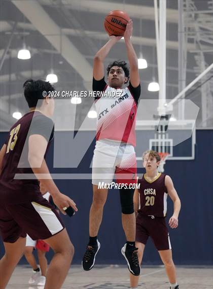 Thumbnail 1 in STX vs CHSA HomeSchool (NCHBC South Texas District Championships) photogallery.