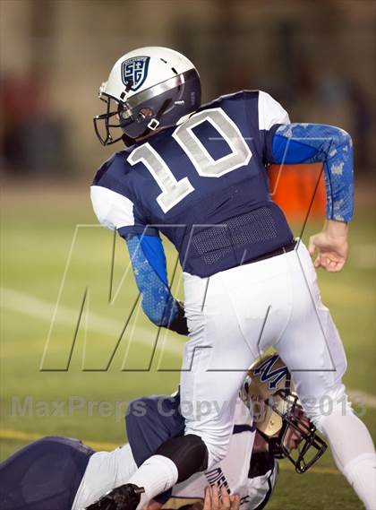 Thumbnail 1 in Mission Prep vs. St. Genevieve (CIF SS Playoffs) photogallery.