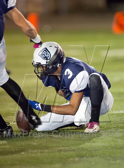 Thumbnail 1 in Mission Prep vs. St. Genevieve (CIF SS Playoffs) photogallery.