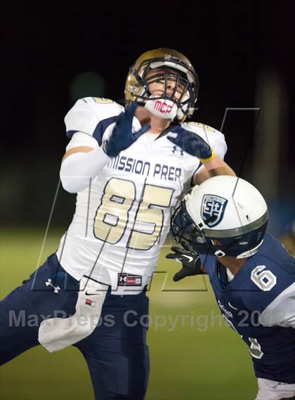 Thumbnail 1 in Mission Prep vs. St. Genevieve (CIF SS Playoffs) photogallery.