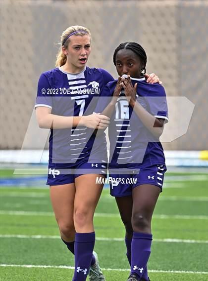 Thumbnail 2 in Ridge Point vs Rockwall (UIL 6A Girls Soccer State Semifinal) photogallery.