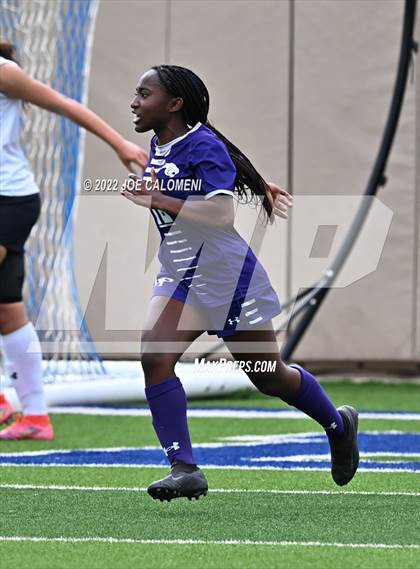 Thumbnail 3 in Ridge Point vs Rockwall (UIL 6A Girls Soccer State Semifinal) photogallery.