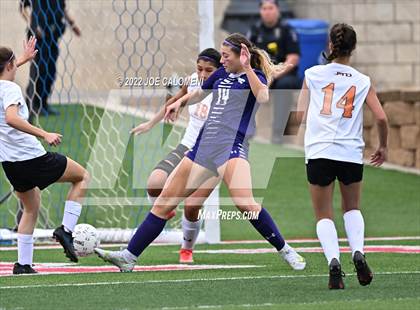 Thumbnail 1 in Ridge Point vs Rockwall (UIL 6A Girls Soccer State Semifinal) photogallery.