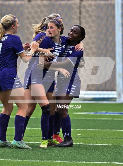 Thumbnail 1 in Ridge Point vs Rockwall (UIL 6A Girls Soccer State Semifinal) photogallery.