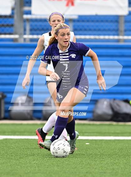 Thumbnail 3 in Ridge Point vs Rockwall (UIL 6A Girls Soccer State Semifinal) photogallery.