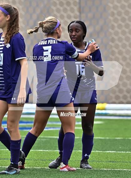 Thumbnail 2 in Ridge Point vs Rockwall (UIL 6A Girls Soccer State Semifinal) photogallery.