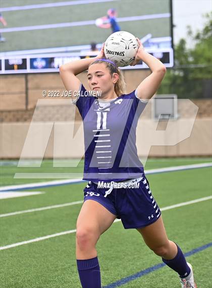 Thumbnail 3 in Ridge Point vs Rockwall (UIL 6A Girls Soccer State Semifinal) photogallery.