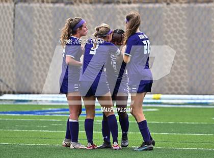 Thumbnail 2 in Ridge Point vs Rockwall (UIL 6A Girls Soccer State Semifinal) photogallery.