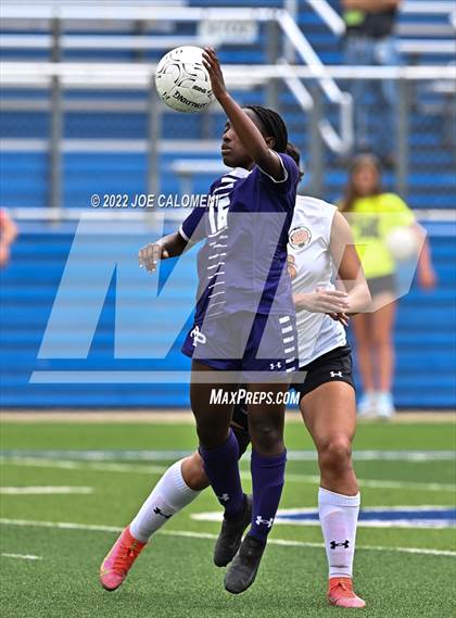 Thumbnail 2 in Ridge Point vs Rockwall (UIL 6A Girls Soccer State Semifinal) photogallery.