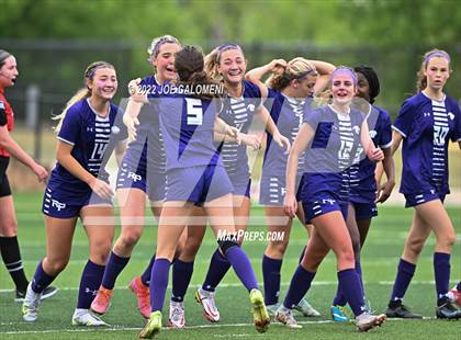 Thumbnail 2 in Ridge Point vs Rockwall (UIL 6A Girls Soccer State Semifinal) photogallery.