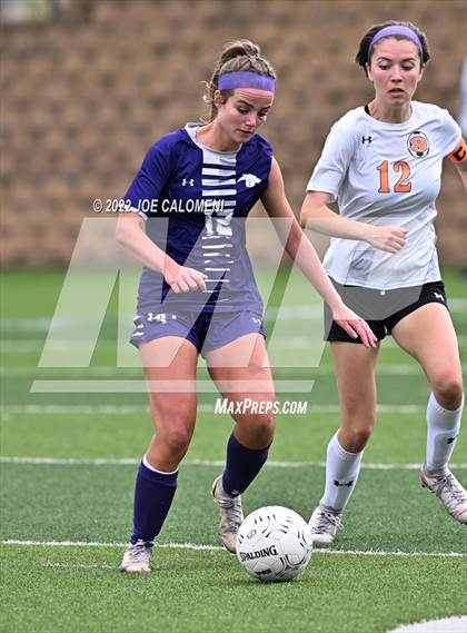 Thumbnail 2 in Ridge Point vs Rockwall (UIL 6A Girls Soccer State Semifinal) photogallery.