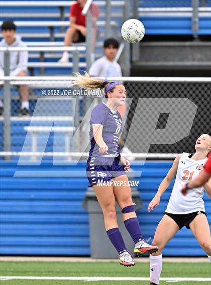 Thumbnail 3 in Ridge Point vs Rockwall (UIL 6A Girls Soccer State Semifinal) photogallery.
