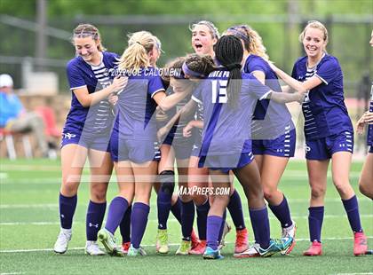 Thumbnail 2 in Ridge Point vs Rockwall (UIL 6A Girls Soccer State Semifinal) photogallery.